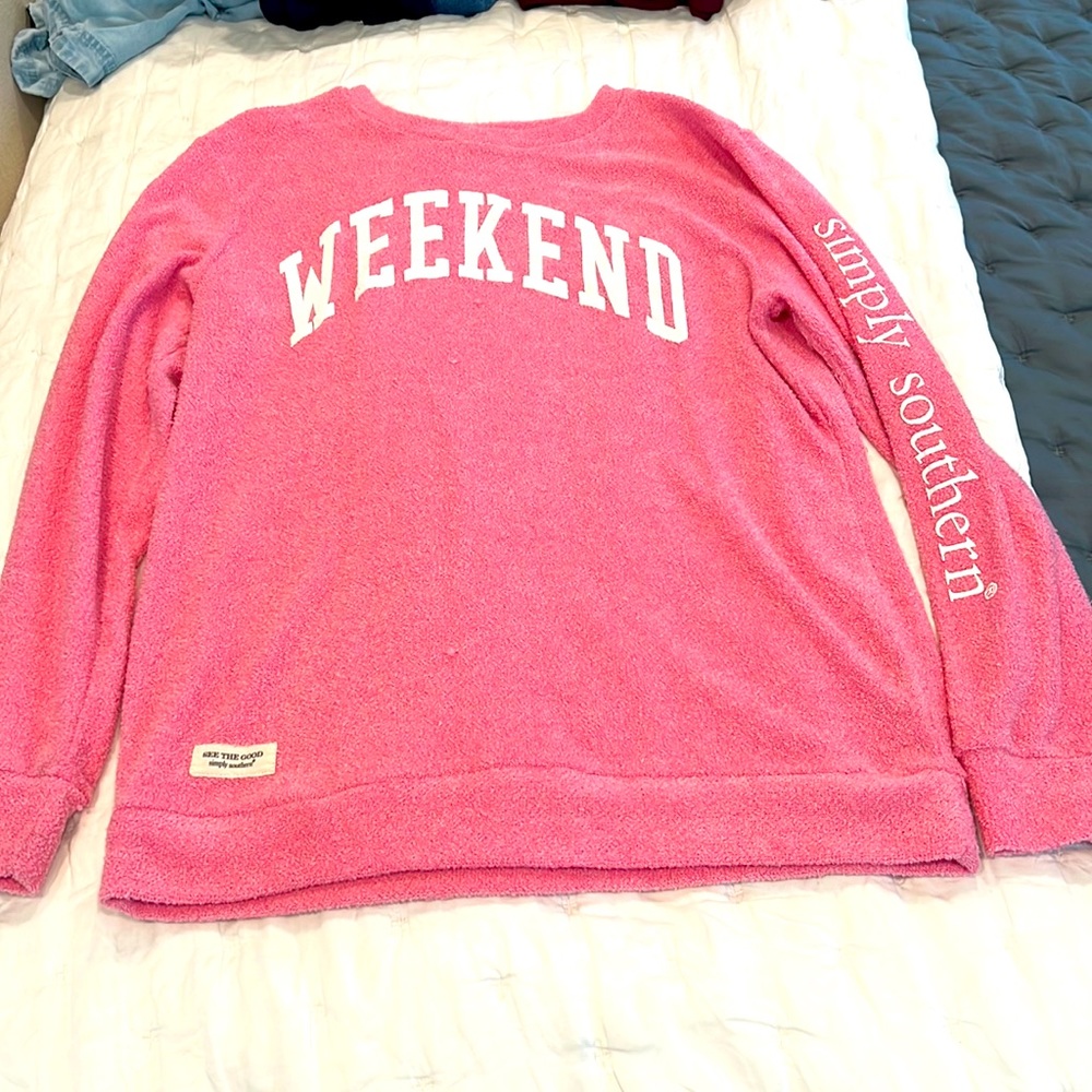 Simply Southern “weekend” sweater